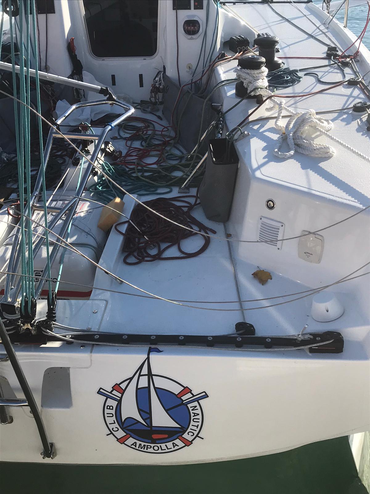 Club Nautic Ampolla, patrocinador del equipo español en la prestigiosa regata Nastro Rossa Marina Militare
